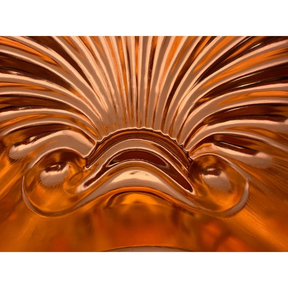 Vintage Wear-Ever Copper Aluminum Scalloped Seashell Jello Cake Mold 6 Cup 2980